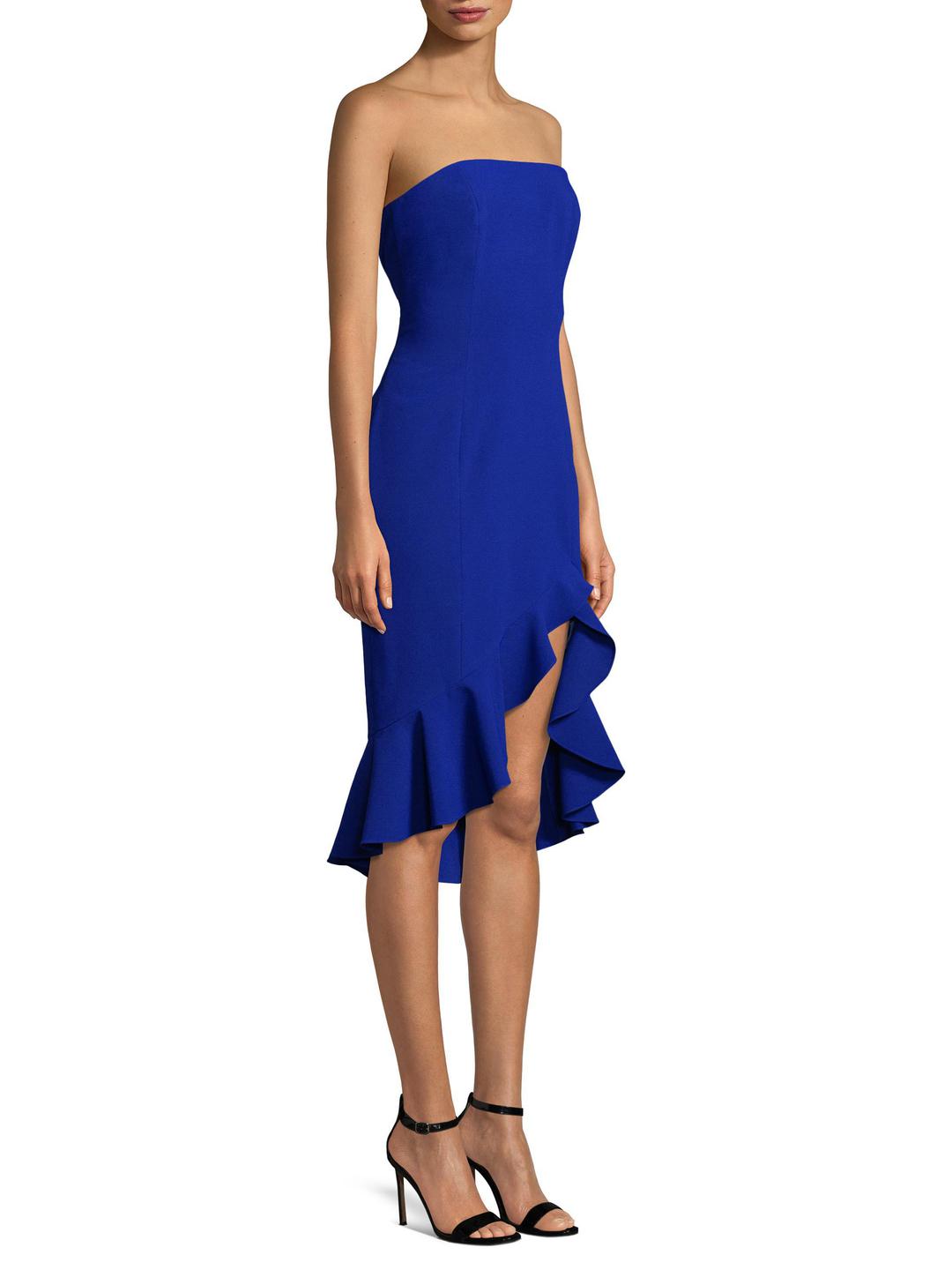 jay godfrey blue harrington midi