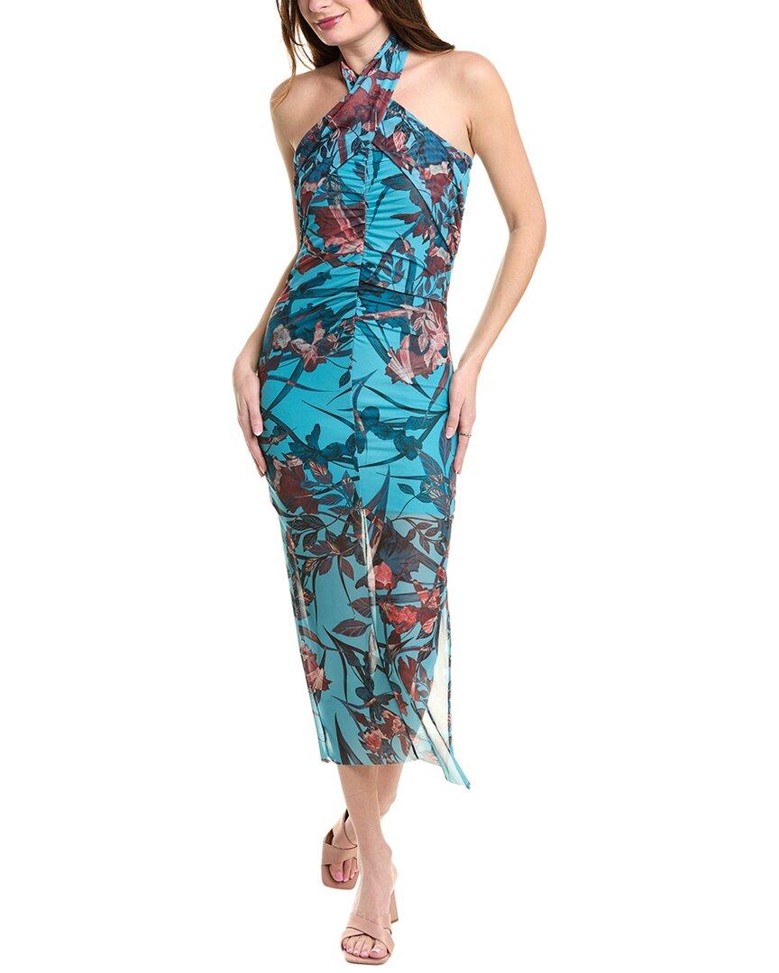 all saints one shoulder dress Brand New Blue Darcy Darwin Size 14 AllSaints Kaih Batu Midi Dress