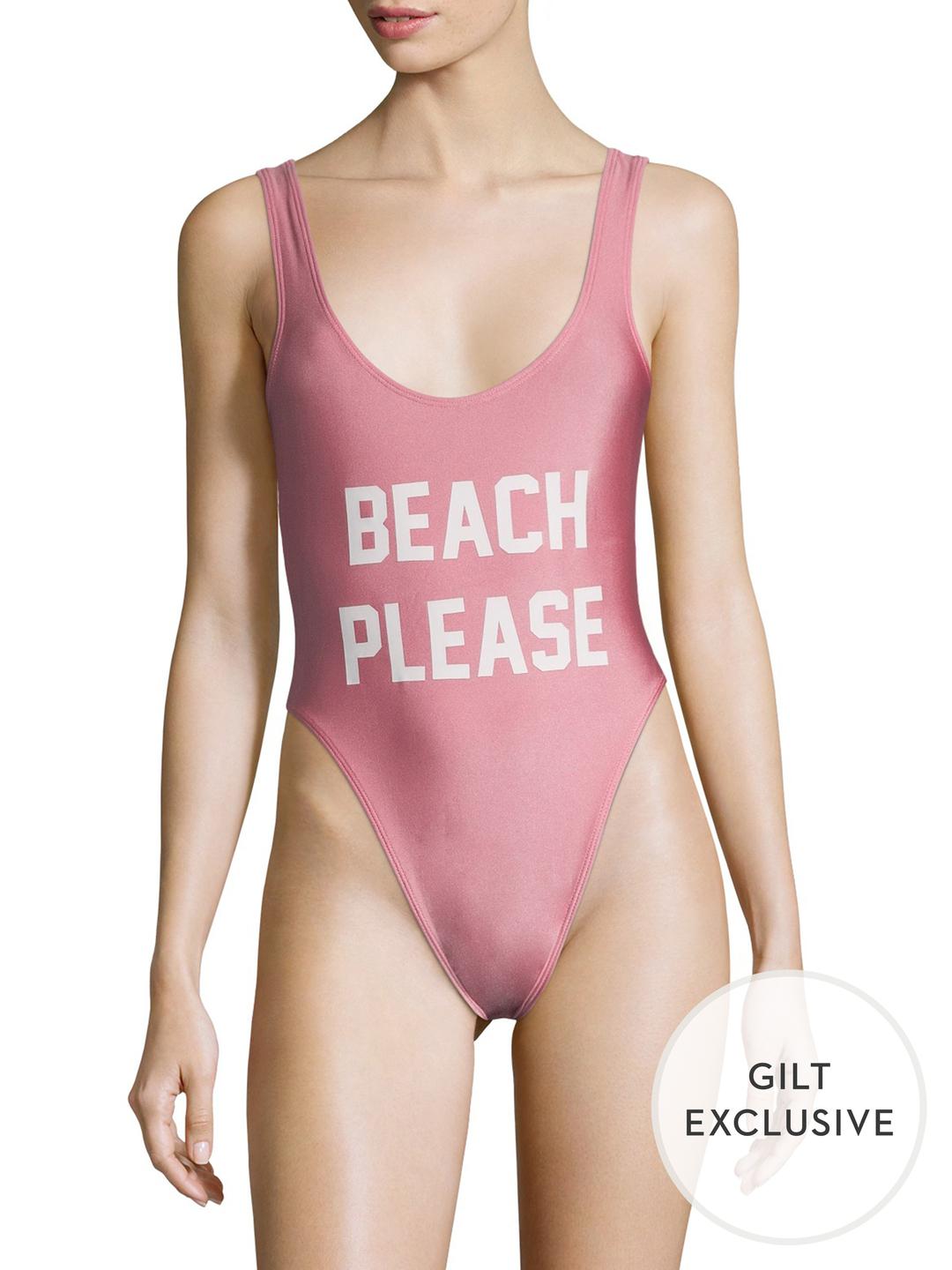 beach please swimsuit