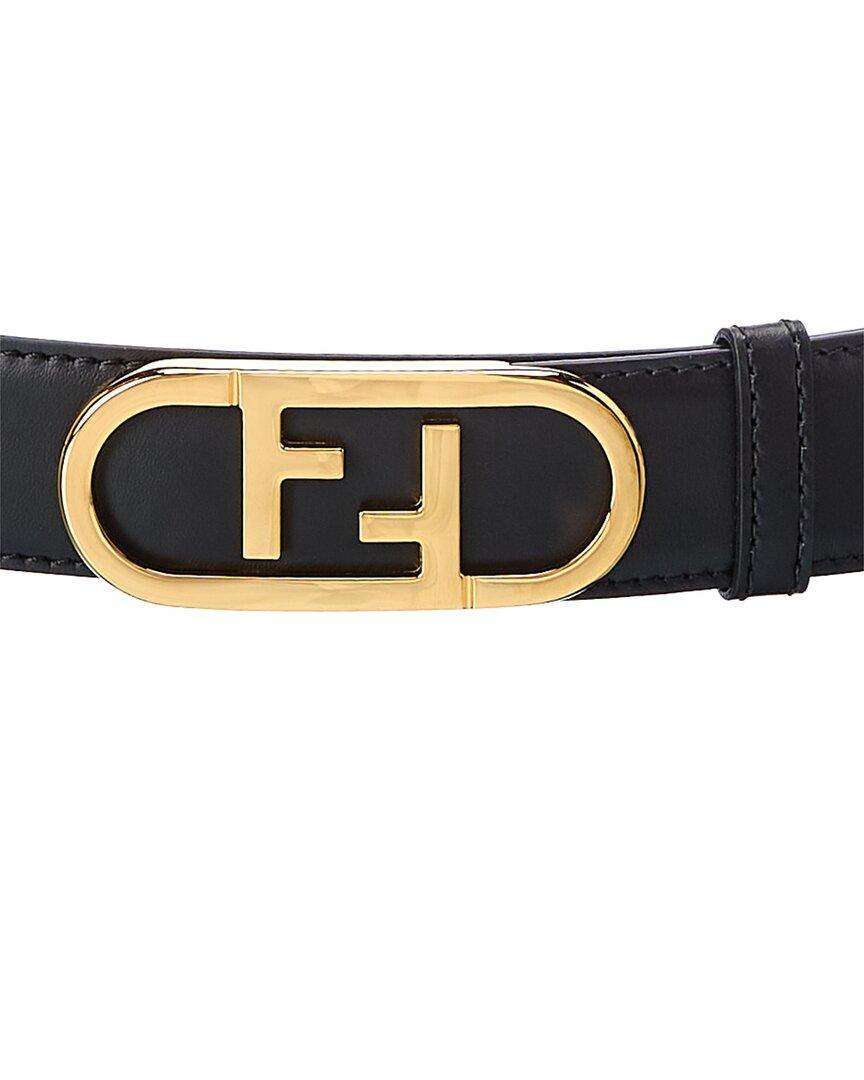 Black fendi belt sale