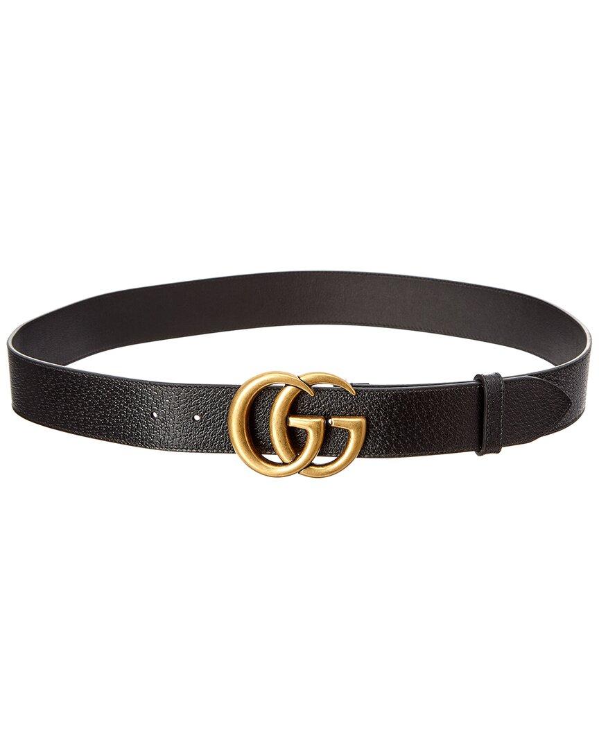 Gucci GG Double Buckle Canvas Leather Belt (Belts,Waist)