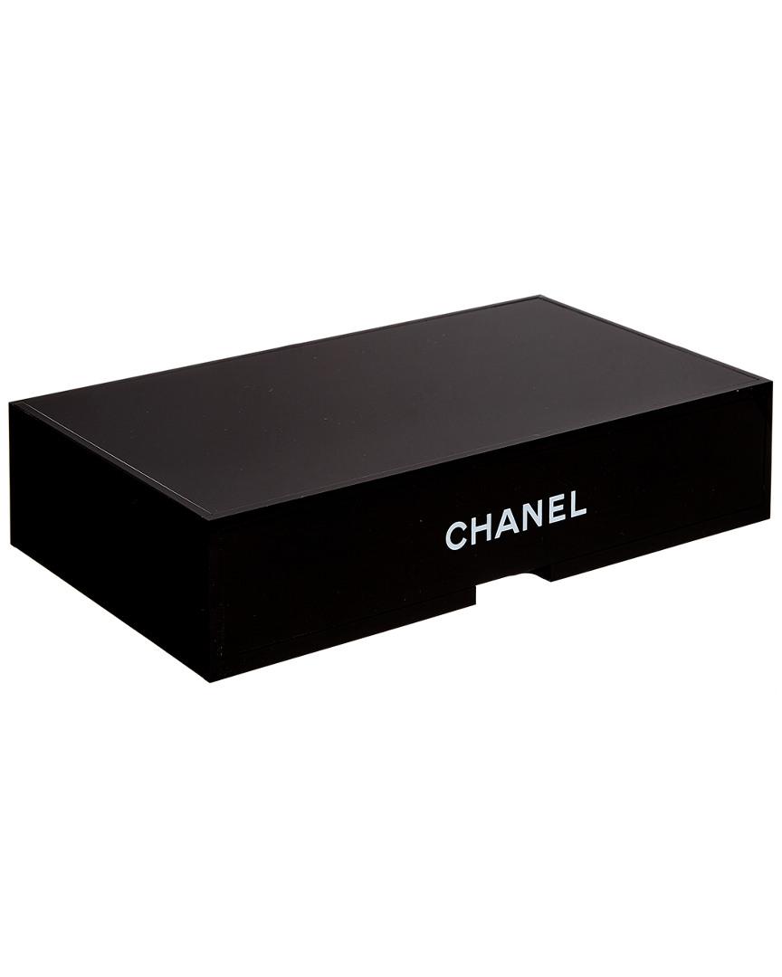Chanel Black Acrylic Jewelry Box