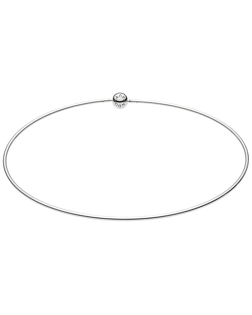 PANDORA Essence Silver Collier Necklace in White | Lyst