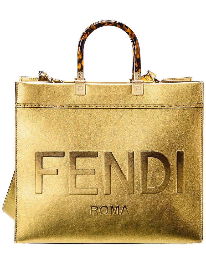 Fendi Sunshine Handbag in Metallic