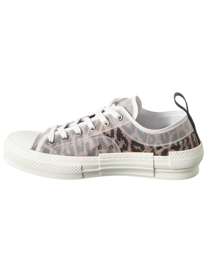 leopard low top sneakers