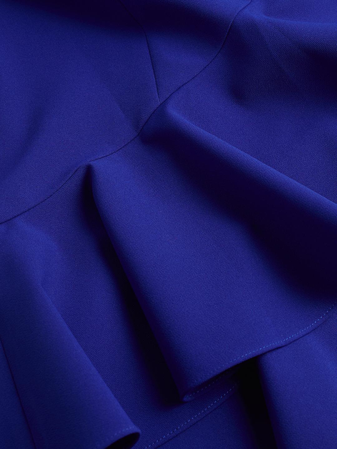 jay godfrey blue harrington midi