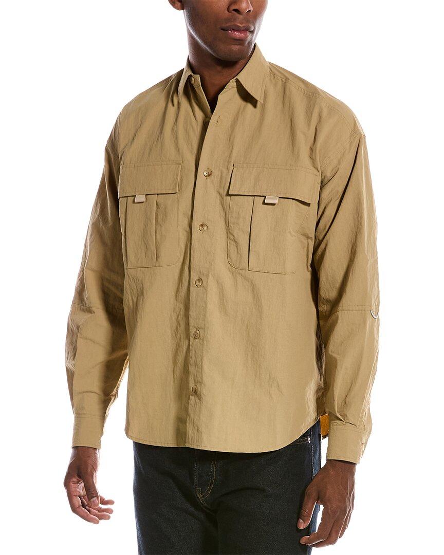 John Elliott Safari Shirt Jacket in Natural for Men | Lyst
