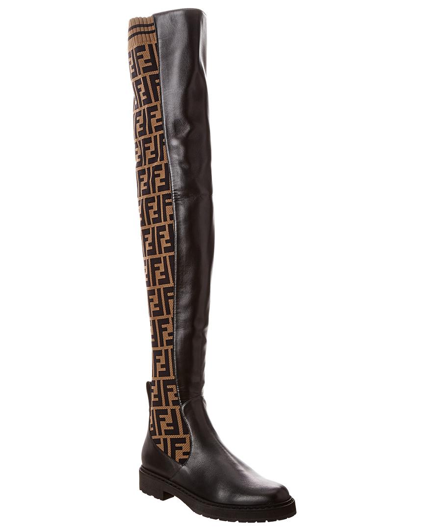 fendi knee boots
