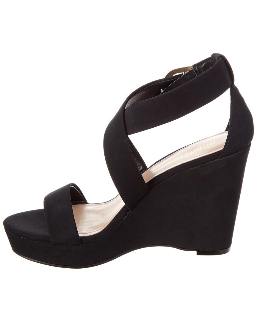 bcbgeneration jae platform wedge sandals