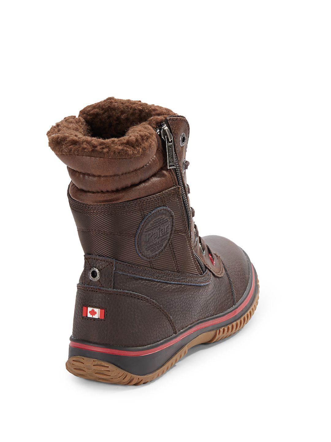 pajar tour fleece lined waterproof boot