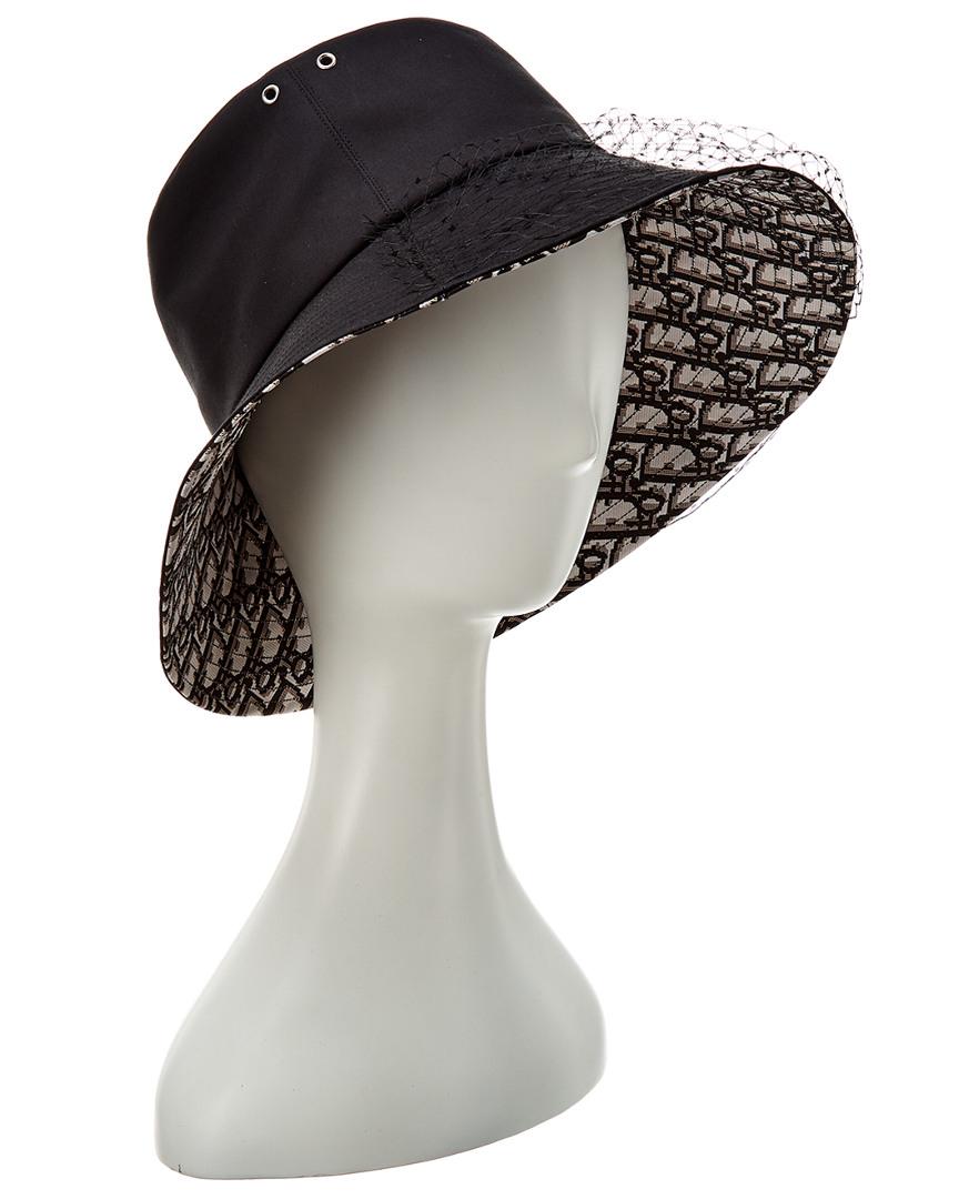 Dior Synthetic Dior Teddy D Cd Oblique Brim Hat in Black - Lyst