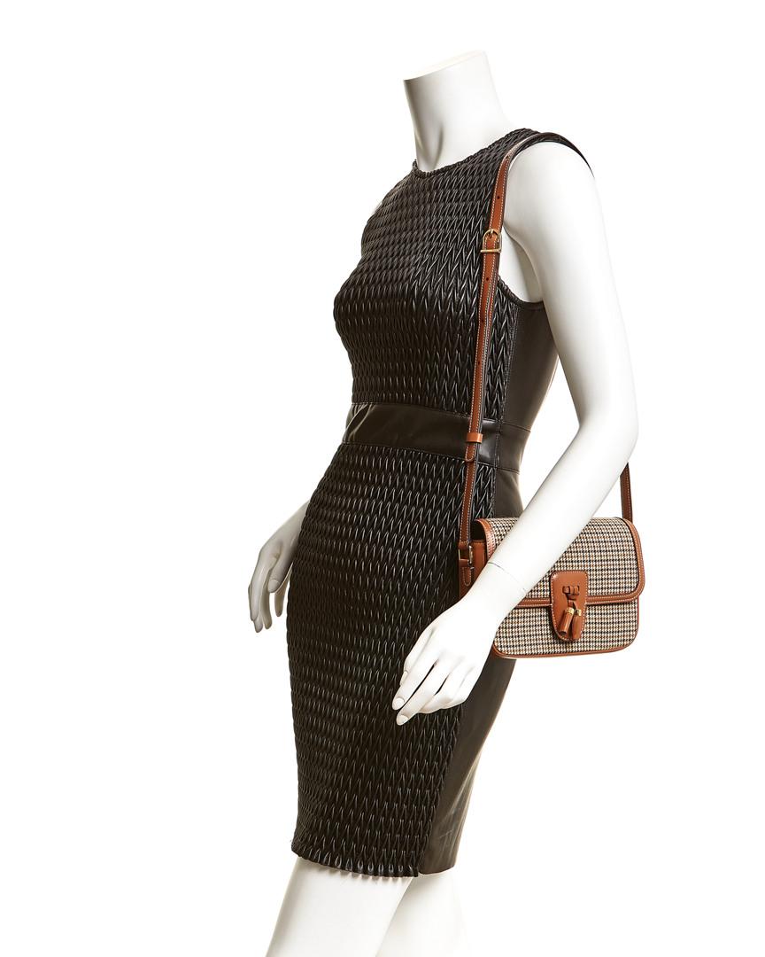 Medium tassels bag in tweed and calfskin Clearance