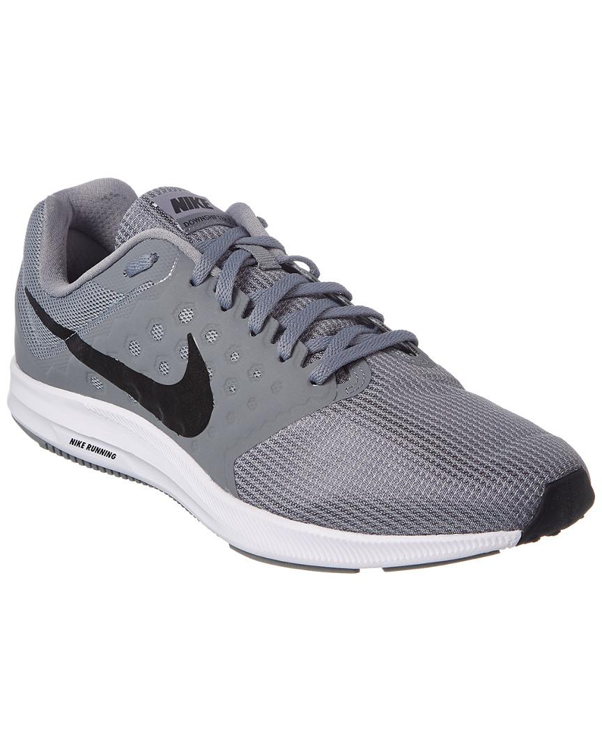 Nike Downshifter 7 Mesh Running Shoe in Grey (Gray) for Men - Lyst