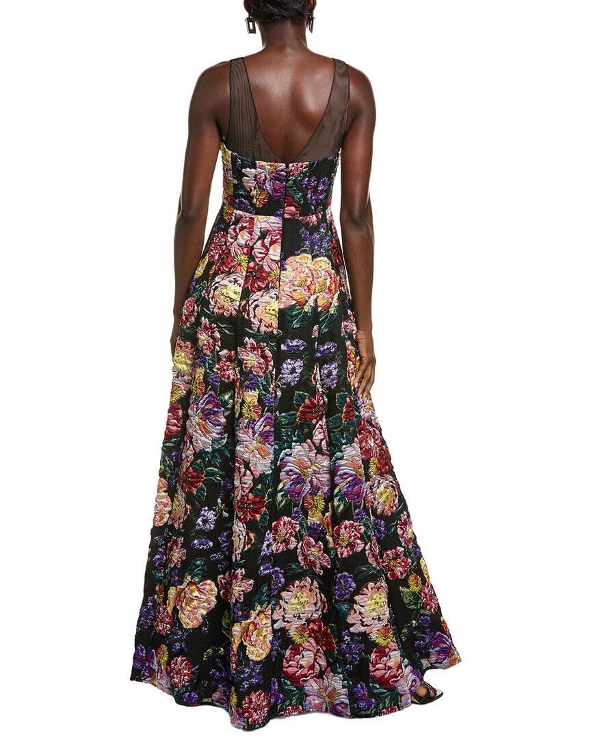 and other stories embroidered dress Botanical Embroidered Midi Dress main image 1