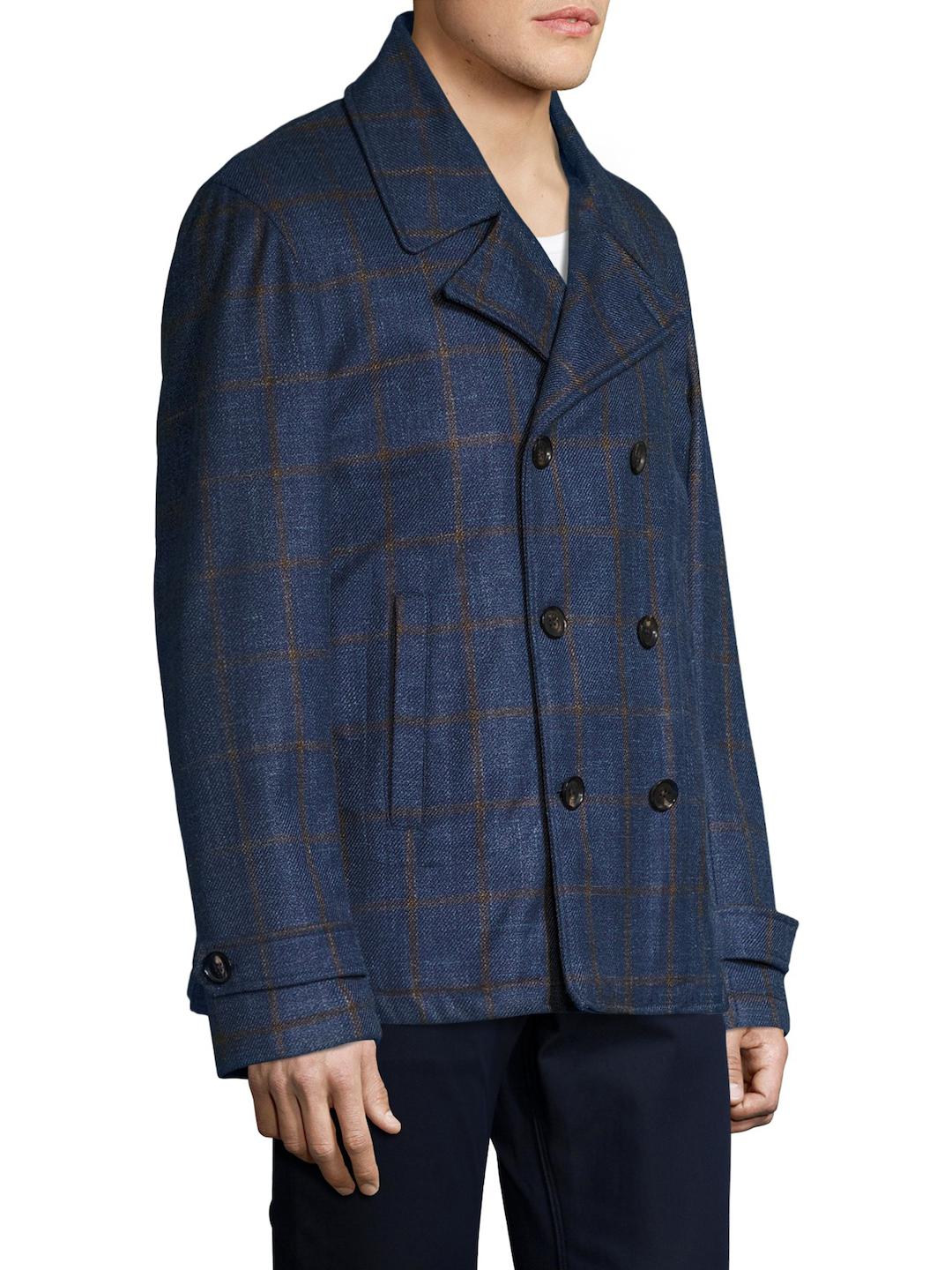 isaia peacoat