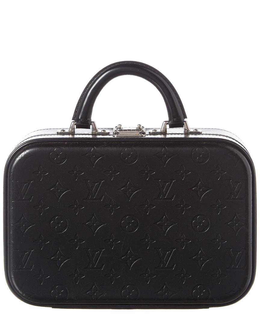 Louis Vuitton Leather Black Monogram Glace Valisette Pm | Lyst