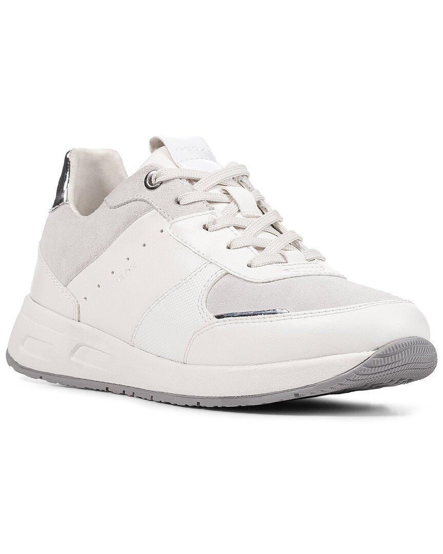 Geox Donna Leather-trim in White |