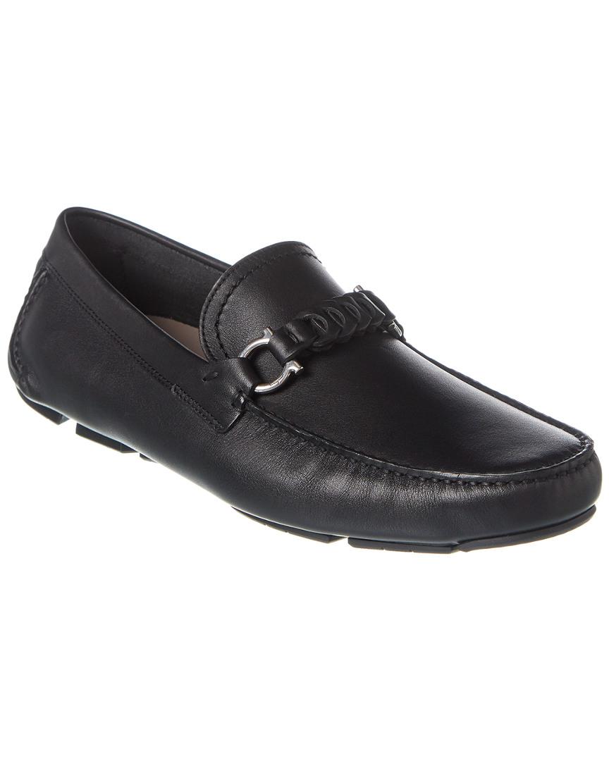 Ferragamo Stuart Leather Loafer in Nero (Black) for Men - Save 25% - Lyst