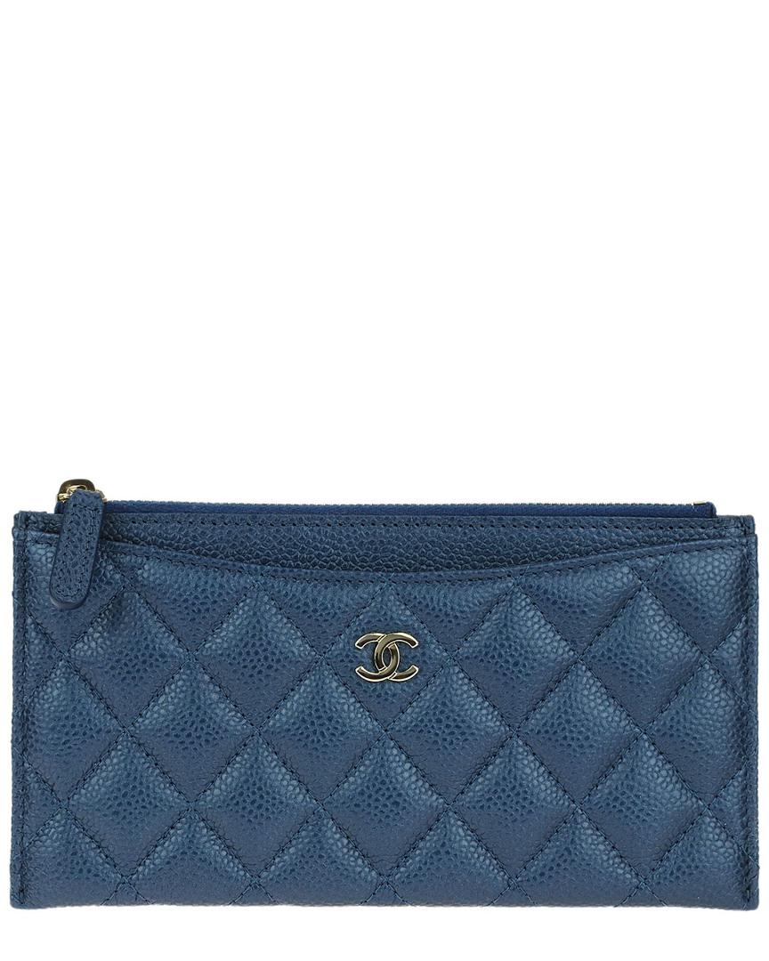 chanel zipped pouch