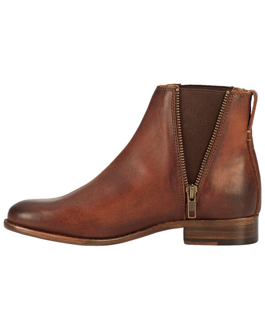 Frye Carly Leather Boot in Brown Lyst