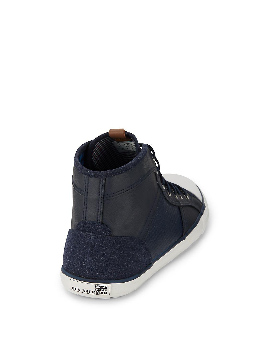 ben sherman high top sneakers