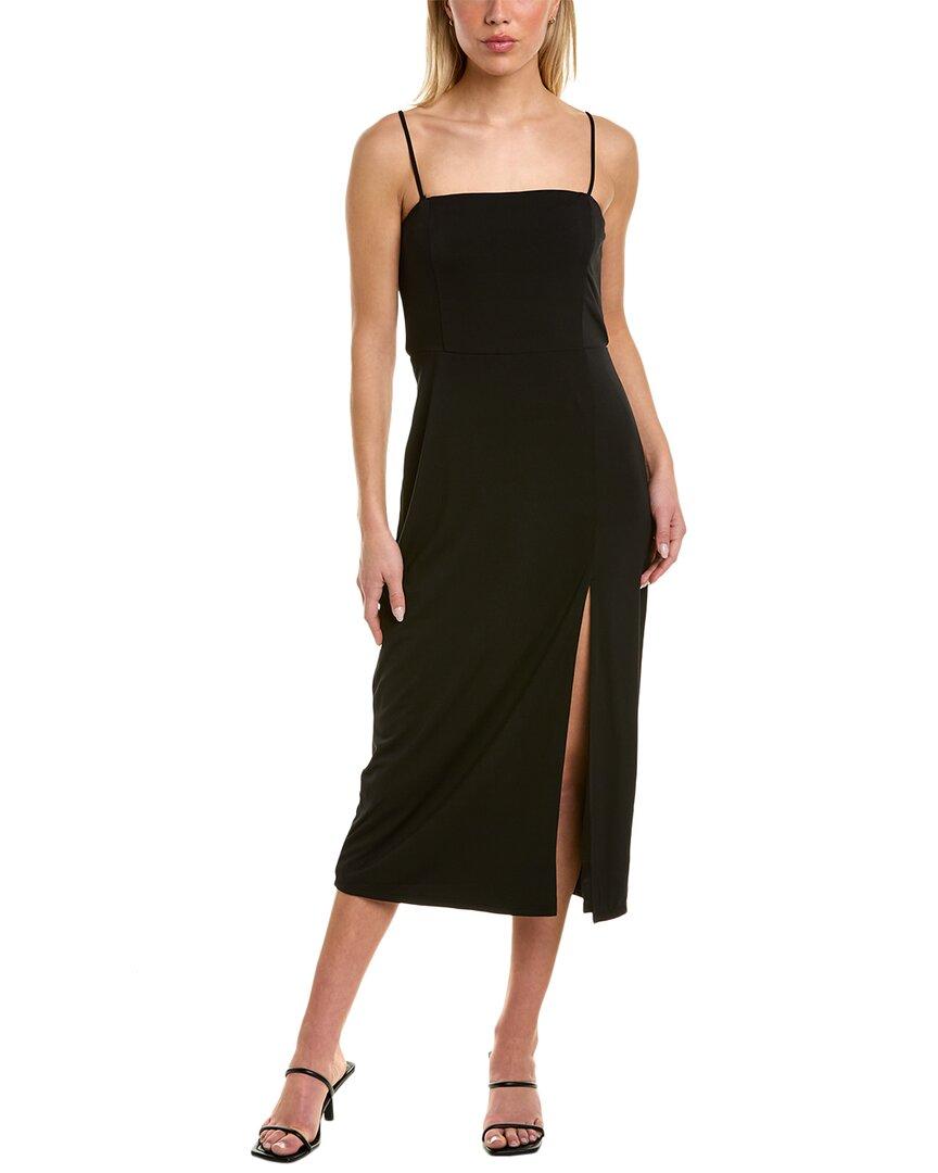 Alexia Admor Ellie Midi Dress in Black | Lyst