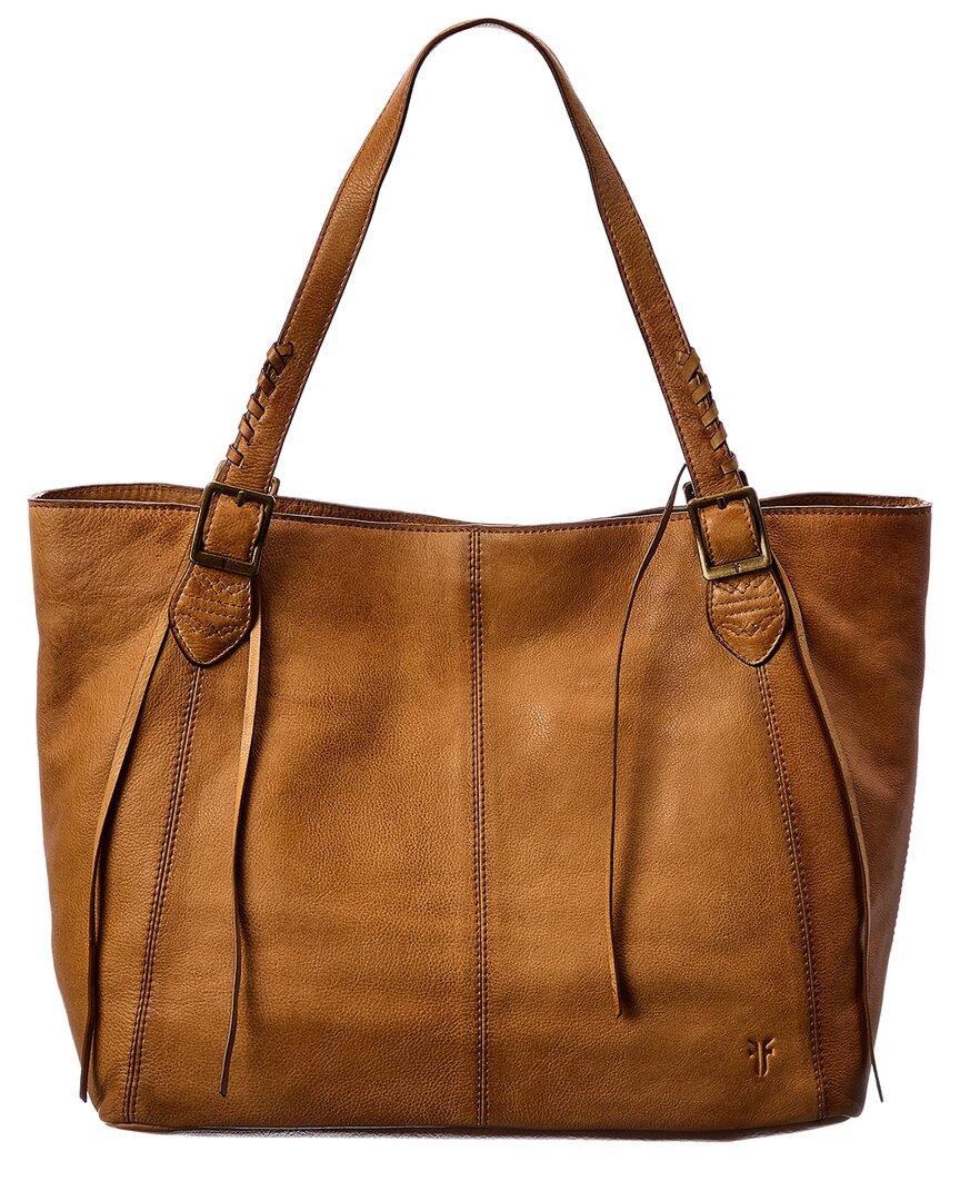 Frye Caelan Leather Tote in Brown Lyst