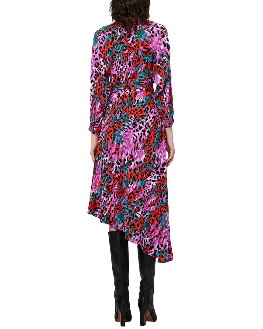 princess polly baby blue dress DIANE VON FURSTENBERG Eloise Asymmetric Wrap Dress main image 1
