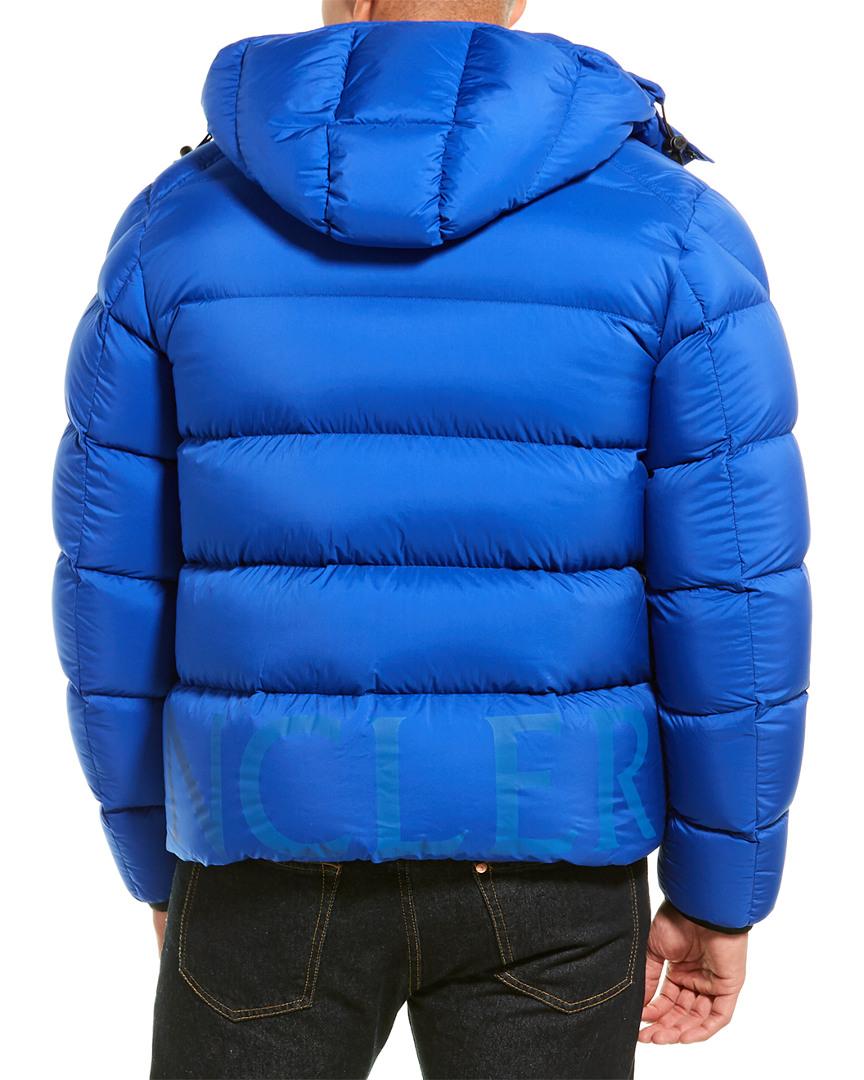 moncler coat blue