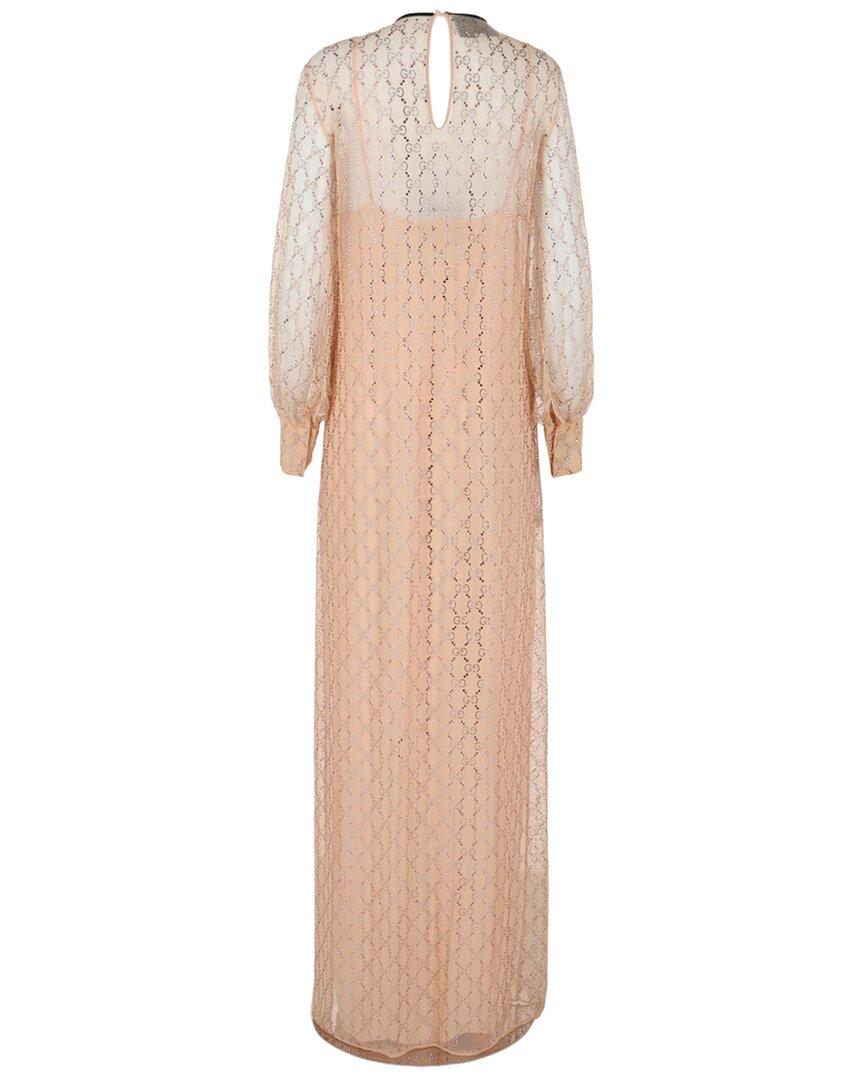 chinese dress ladies 2004 Gucci by Tom Ford Rare White Silk-Jersey Plunge Cut Out Finale Go main image 1
