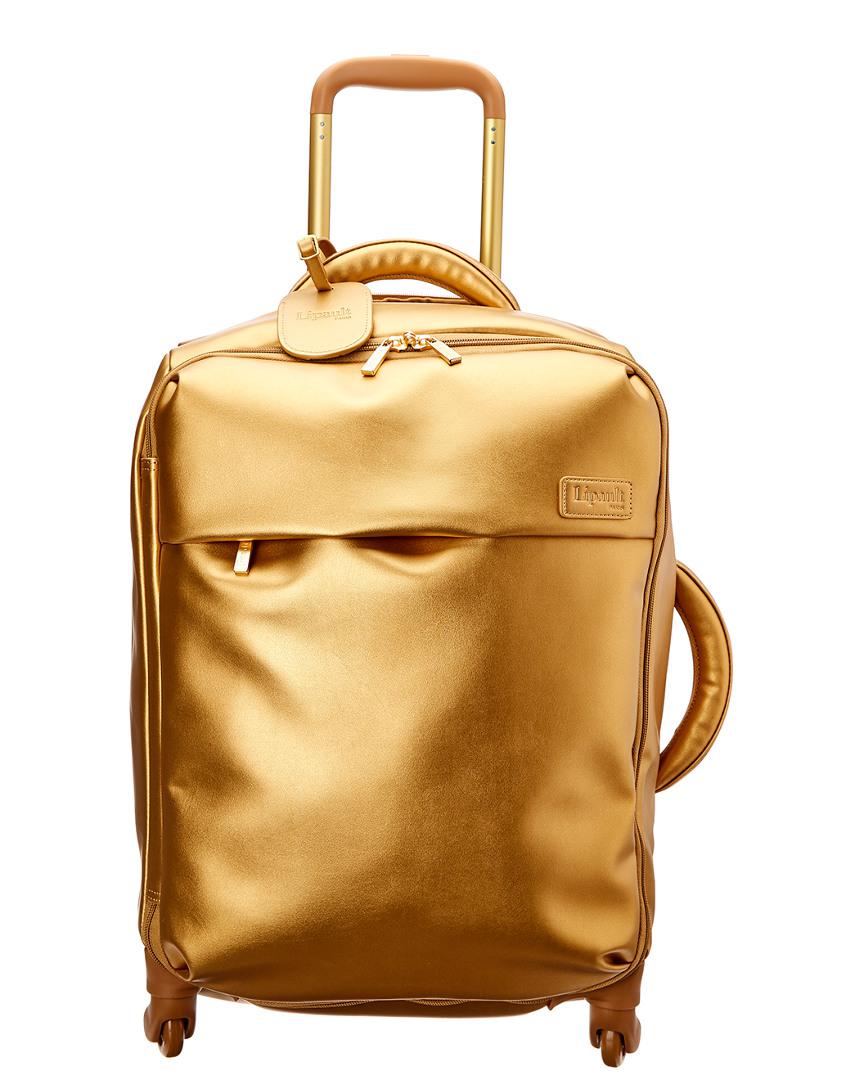 lipault gold luggage