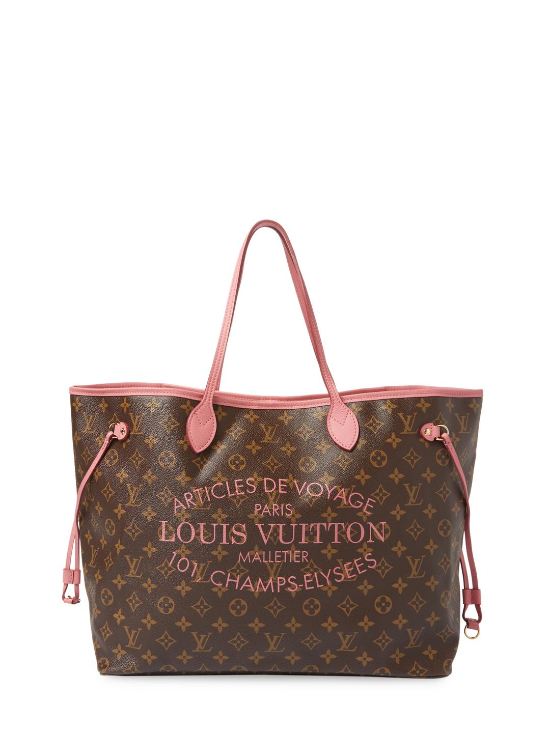 læder Regan badminton Louis Vuitton Leather Vintage Pink Ikat Flower Neverfull Gm - Lyst