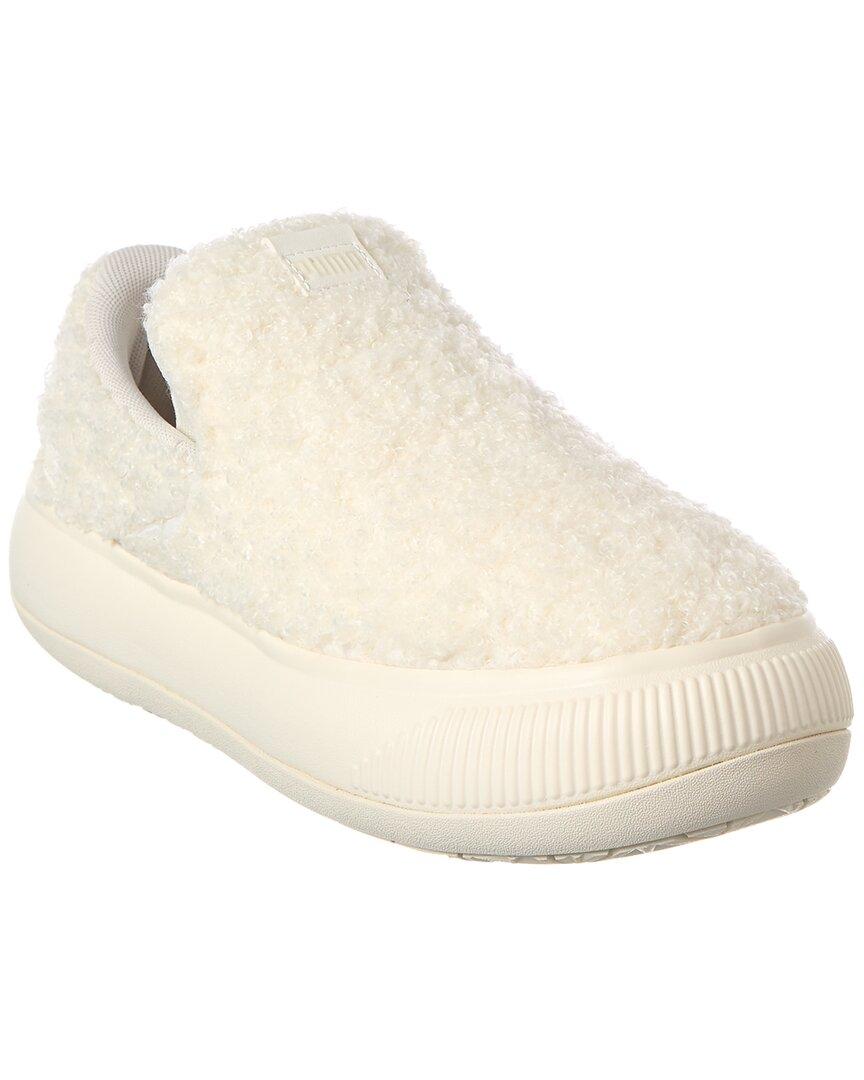 PUMA Mayu Teddy Slip-on Sneaker in White | Lyst
