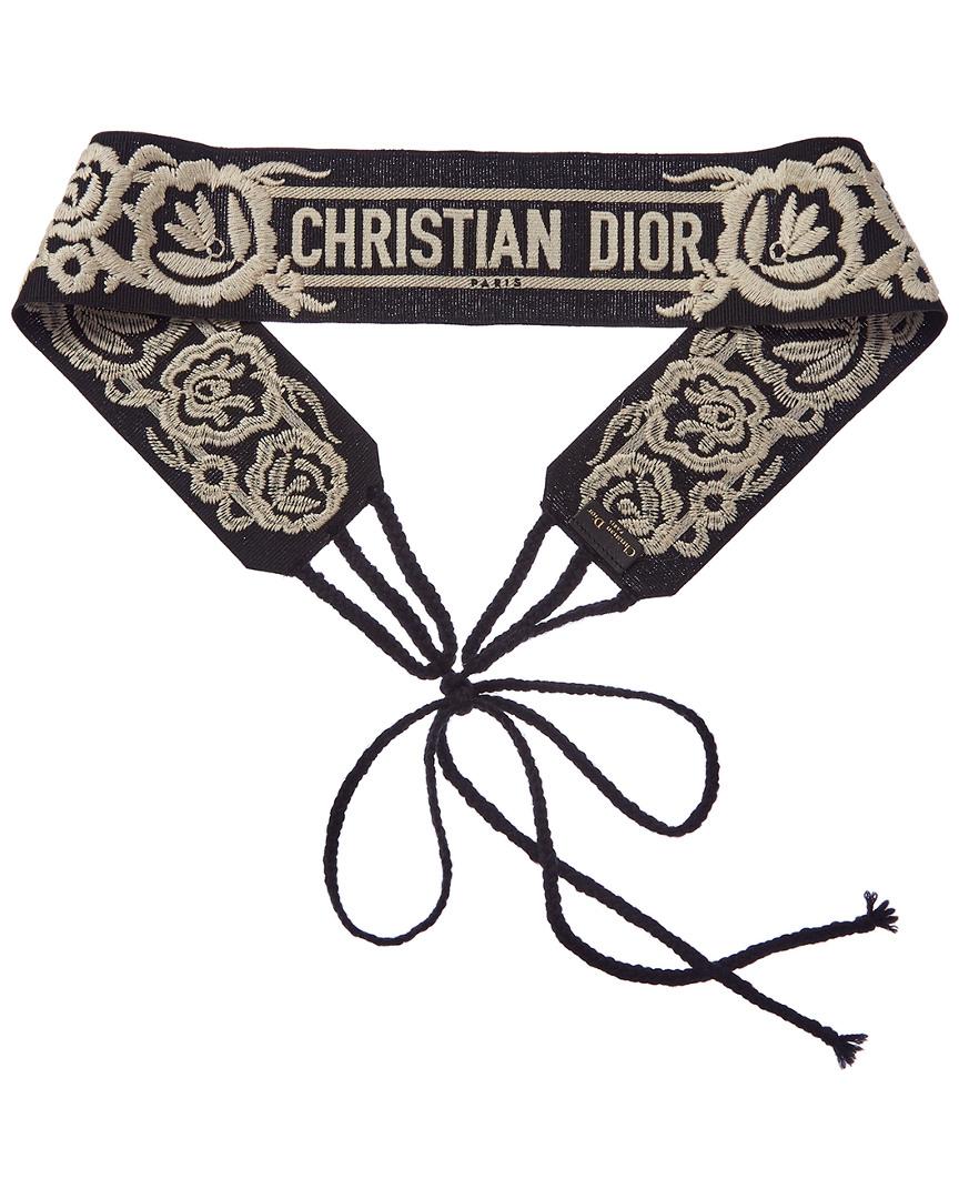 Dior Mexican Flower Belt in Black - Lyst