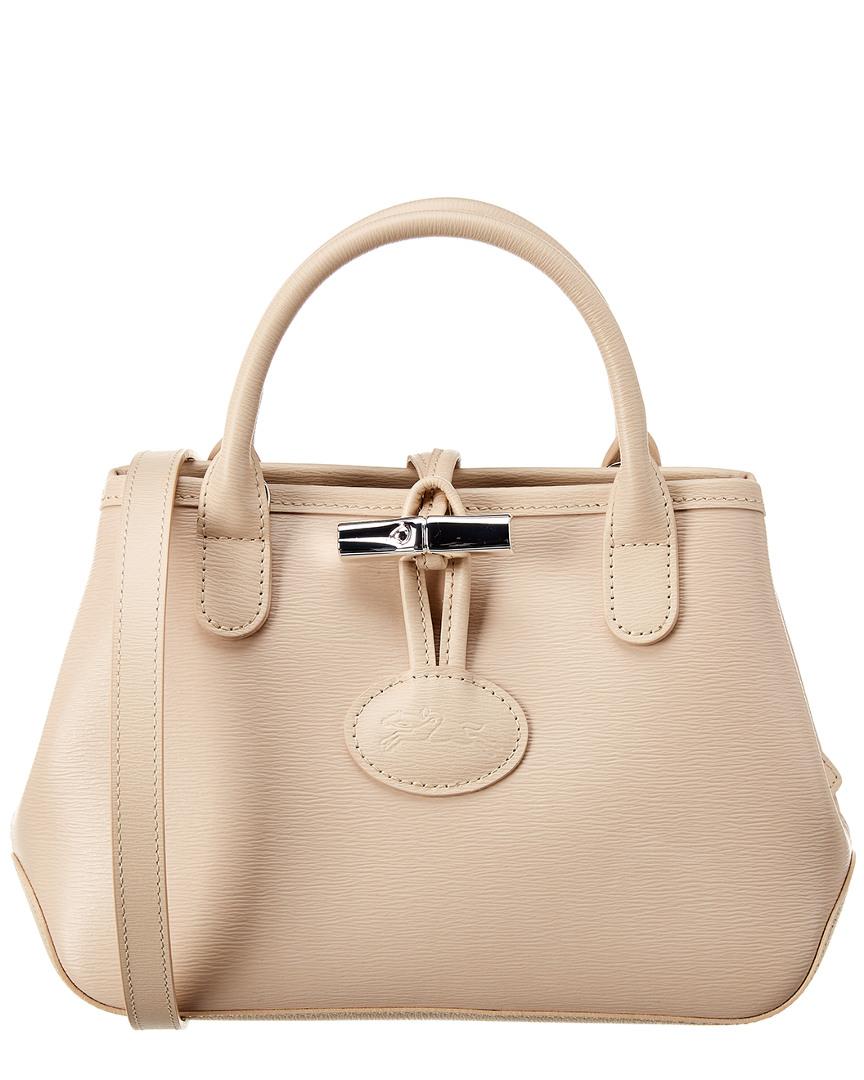 Longchamp Longchamp Roseau Leather Crossbody Bag IUCN Water