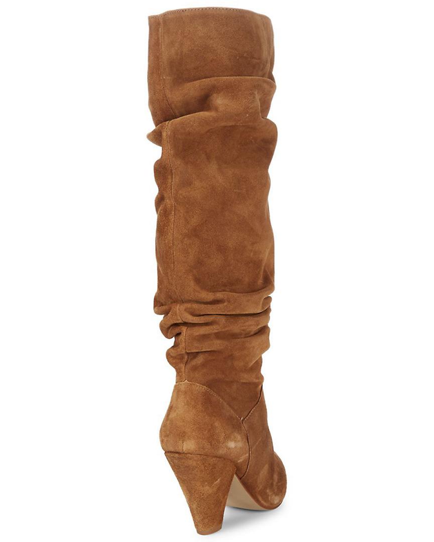 tall slouch boots with heel