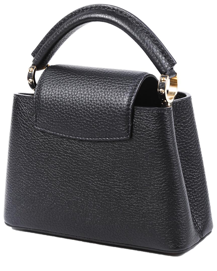 Louis Vuitton - Capucines Mini Bag - Black - GHW - Pre-Loved