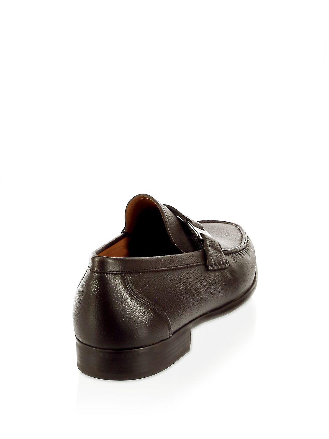 bally colbar leather loafers