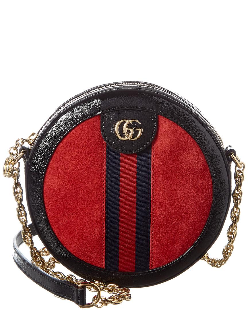 gucci ophidia red suede