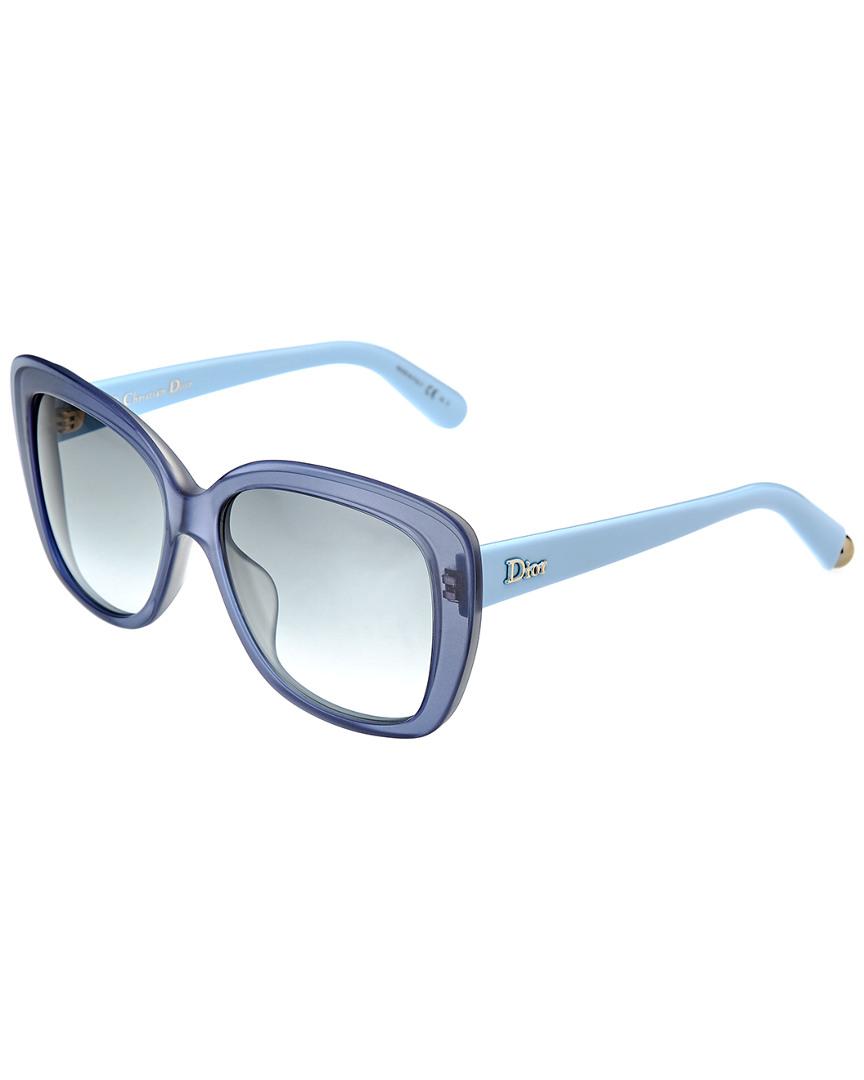 Dior Women's Promesse 56mm Sunglasses in Blue | Lyst