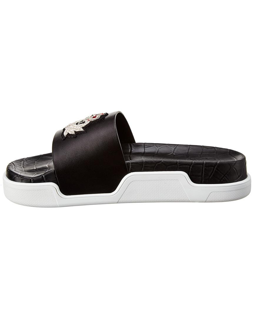 men louboutin slides