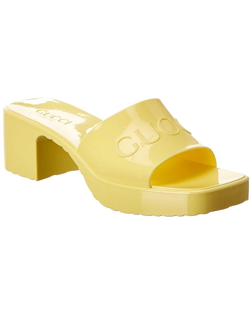 Yellow Rubber Gucci Slides Spain, SAVE 52% - aveclumiere.com
