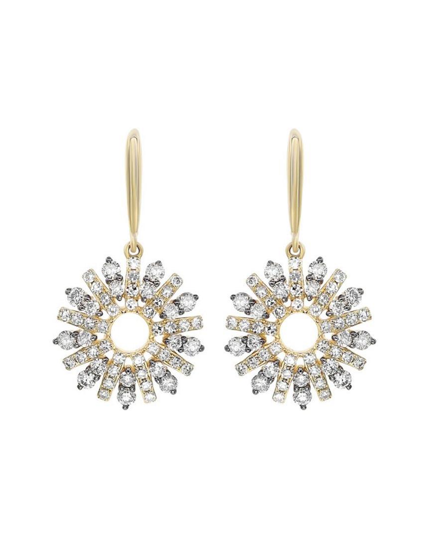 Diana M. Jewels . Fine Jewelry 18k 0.52 Ct. Tw. Diamond Earrings in ...