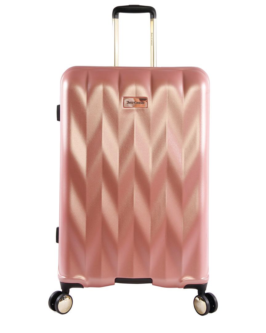 Juicy couture luggage rose gold sale