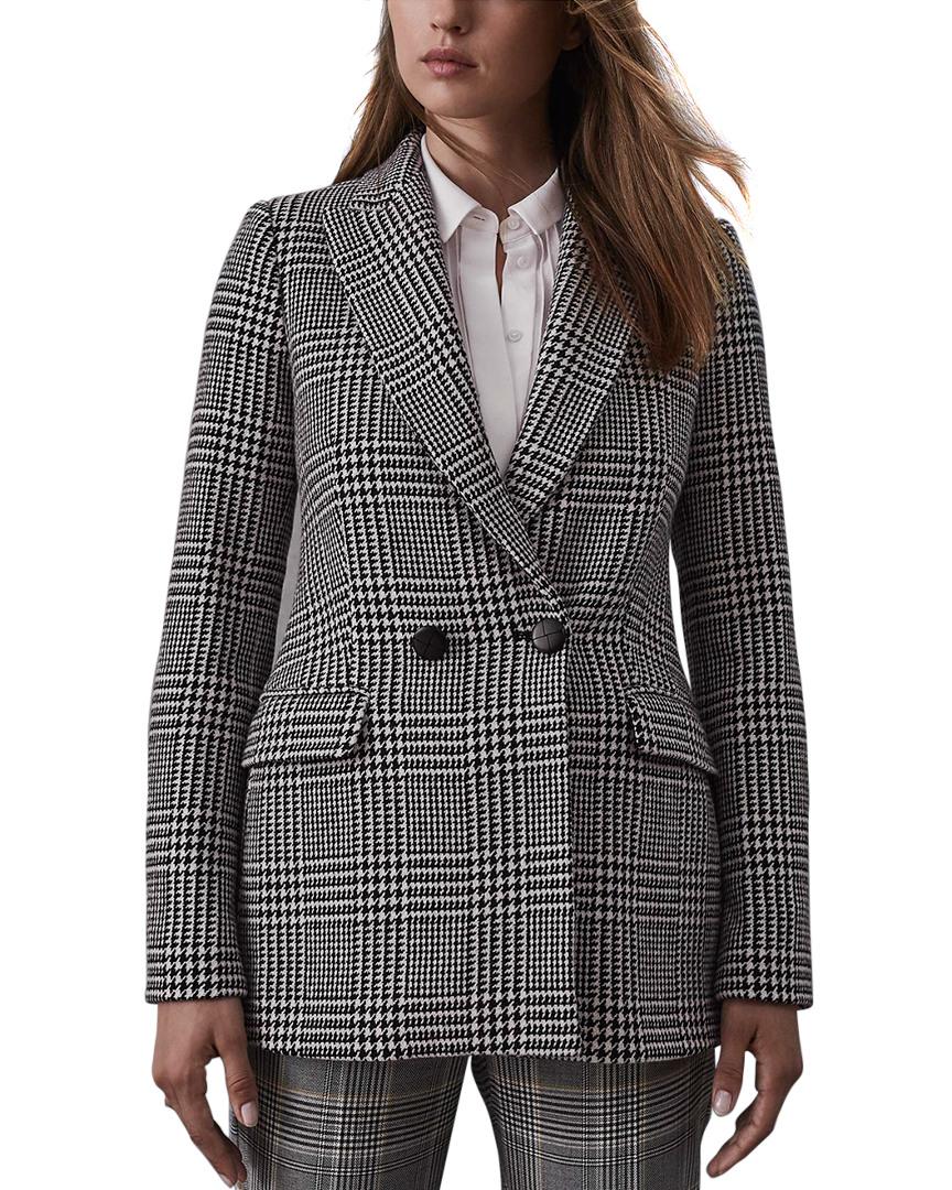 reiss houndstooth blazer