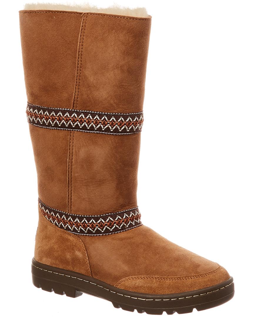 ugg block suede boot