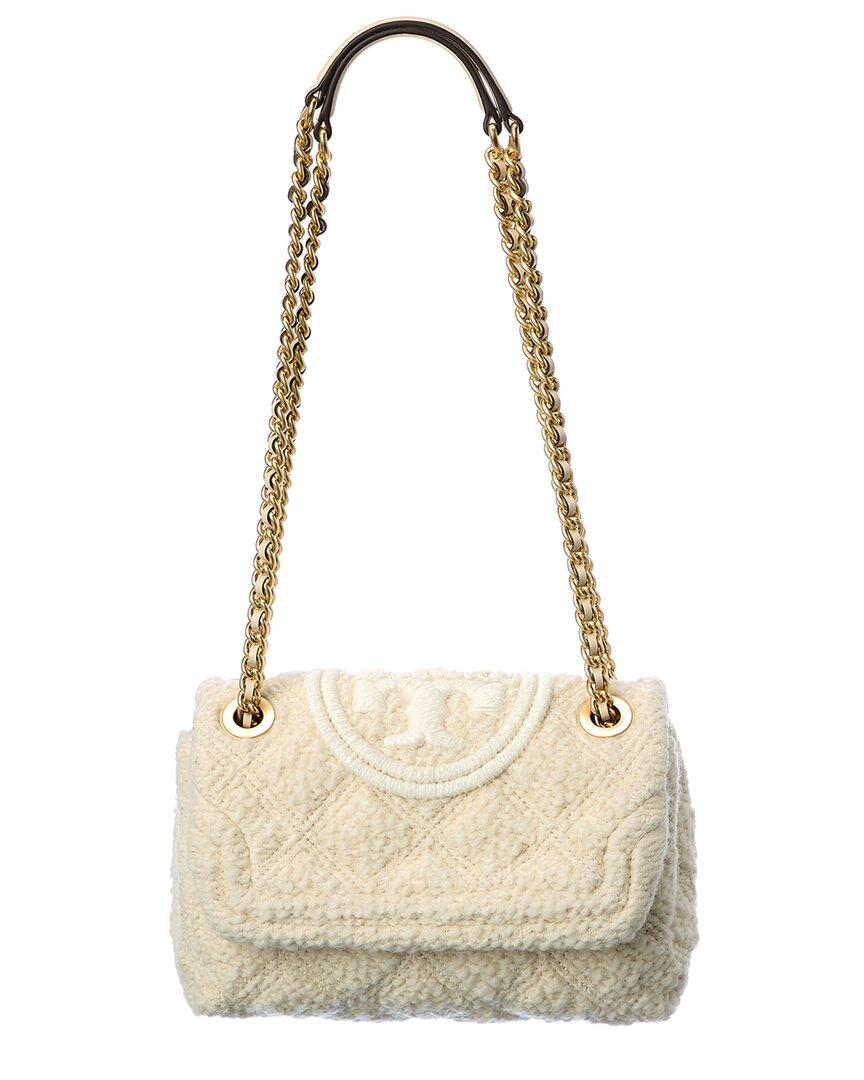 Tory Burch Fleming Bouclé Small Convertible Shoulder Bag