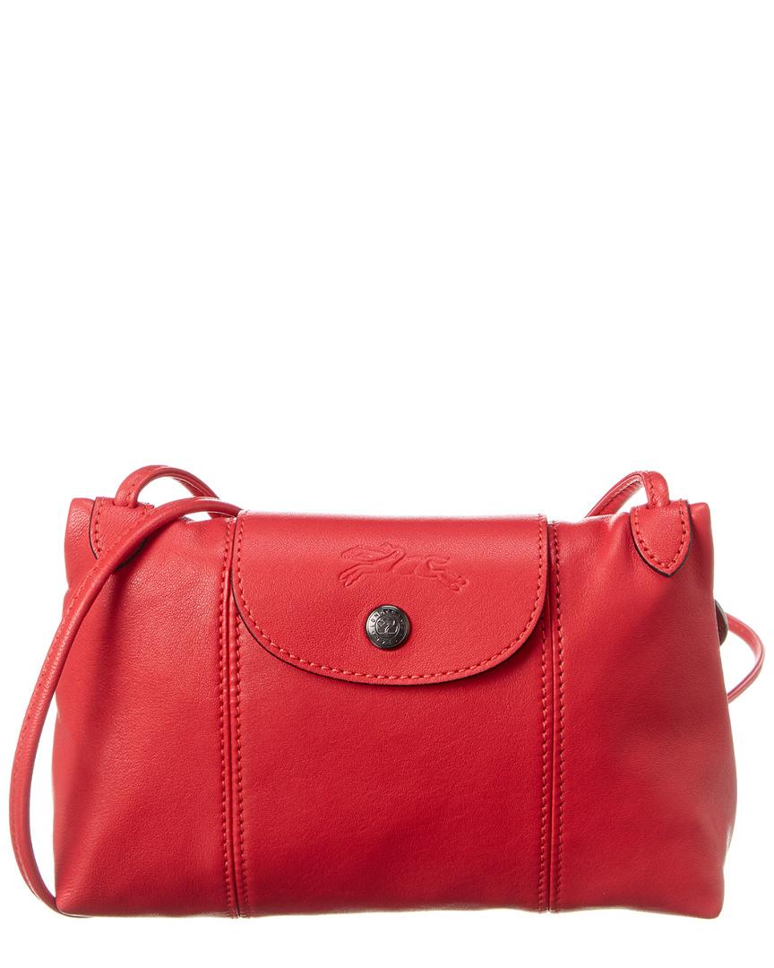 longchamp crossbody cuir