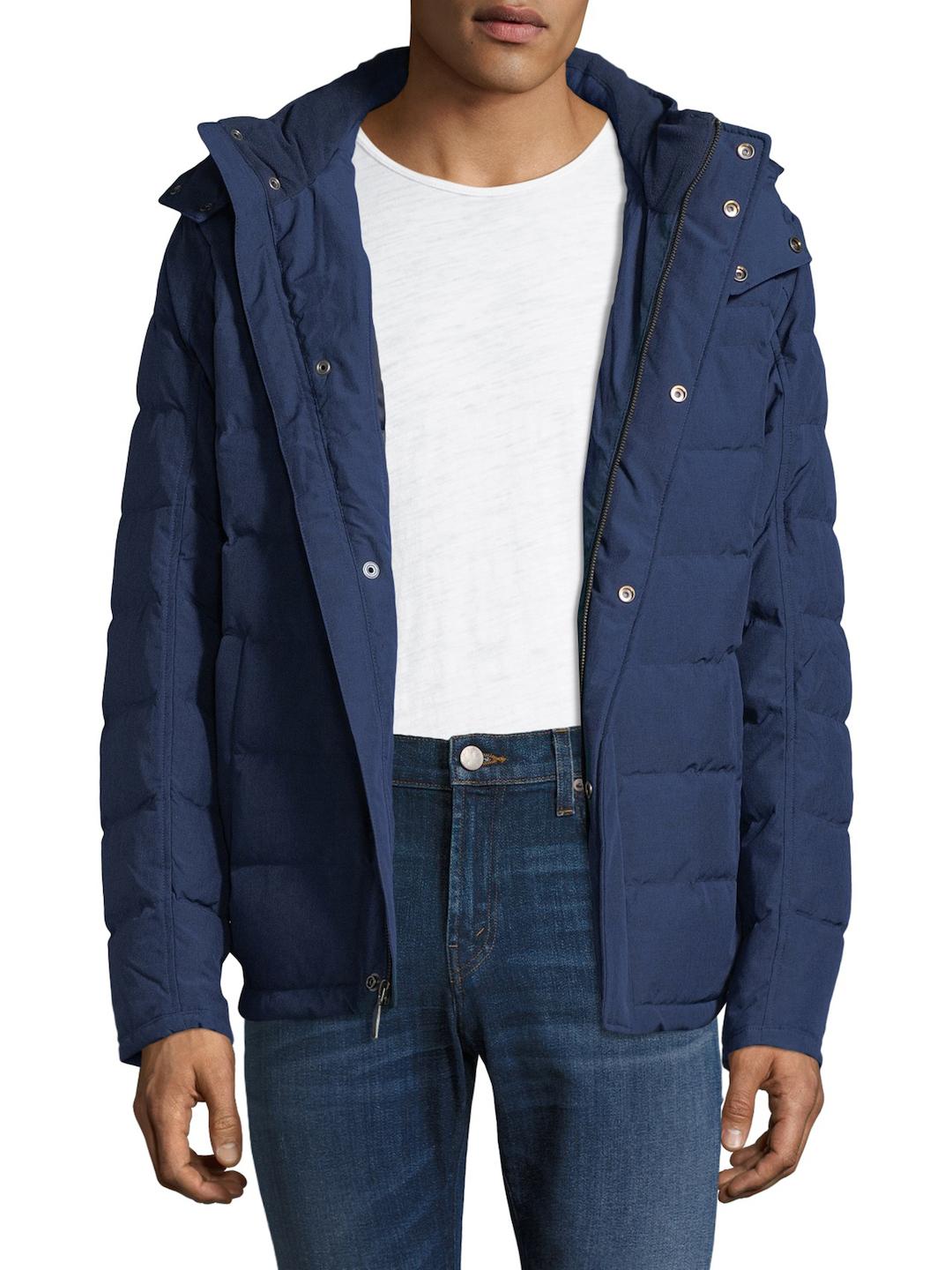 Brooks Brothers Synthetic Classic Down Puffer Jacket in Navy (Blue) for ...