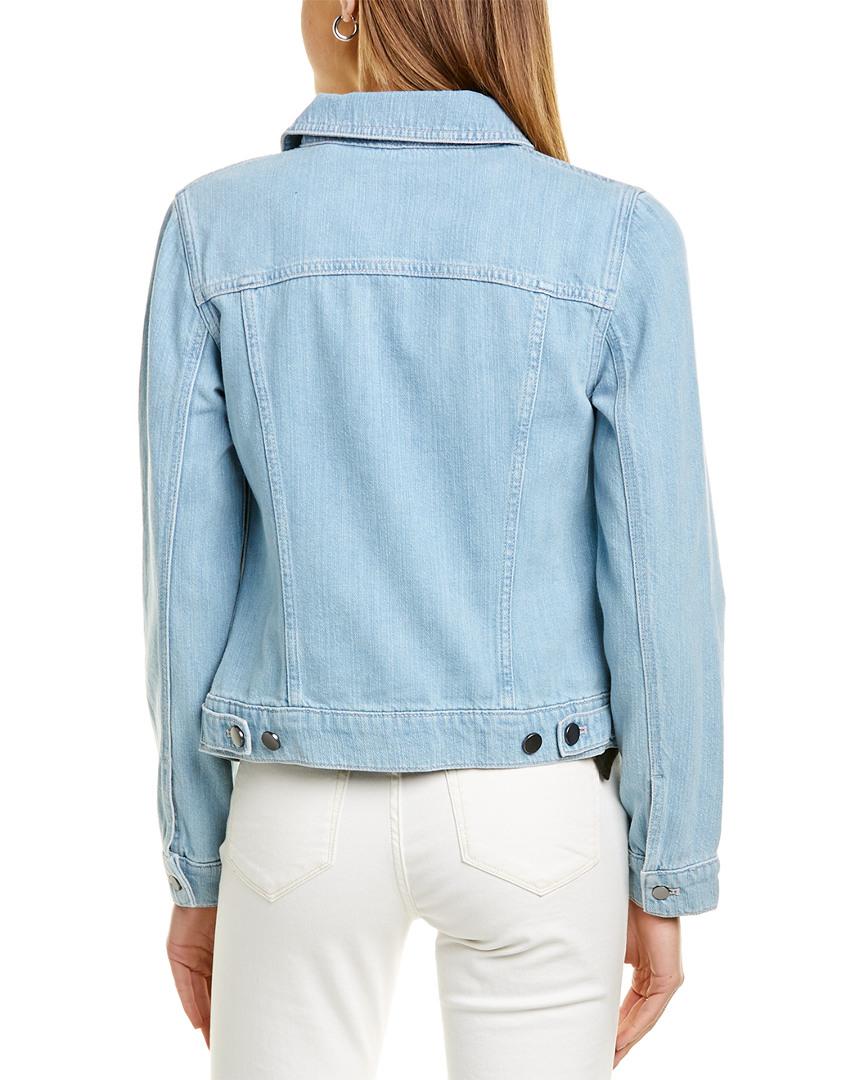 theory denim blazer